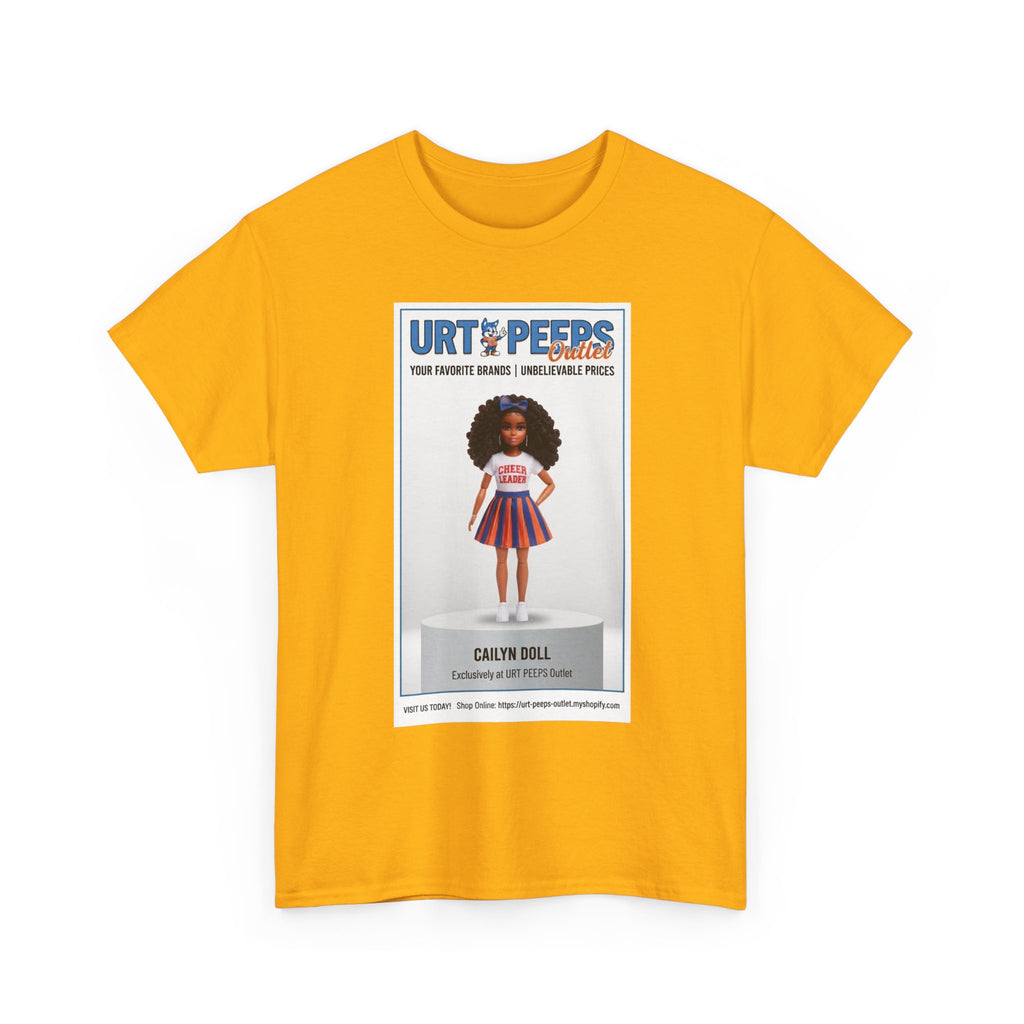Retro Doll Graphic Tee — 'URT PEEPS' Collectible Poster Design