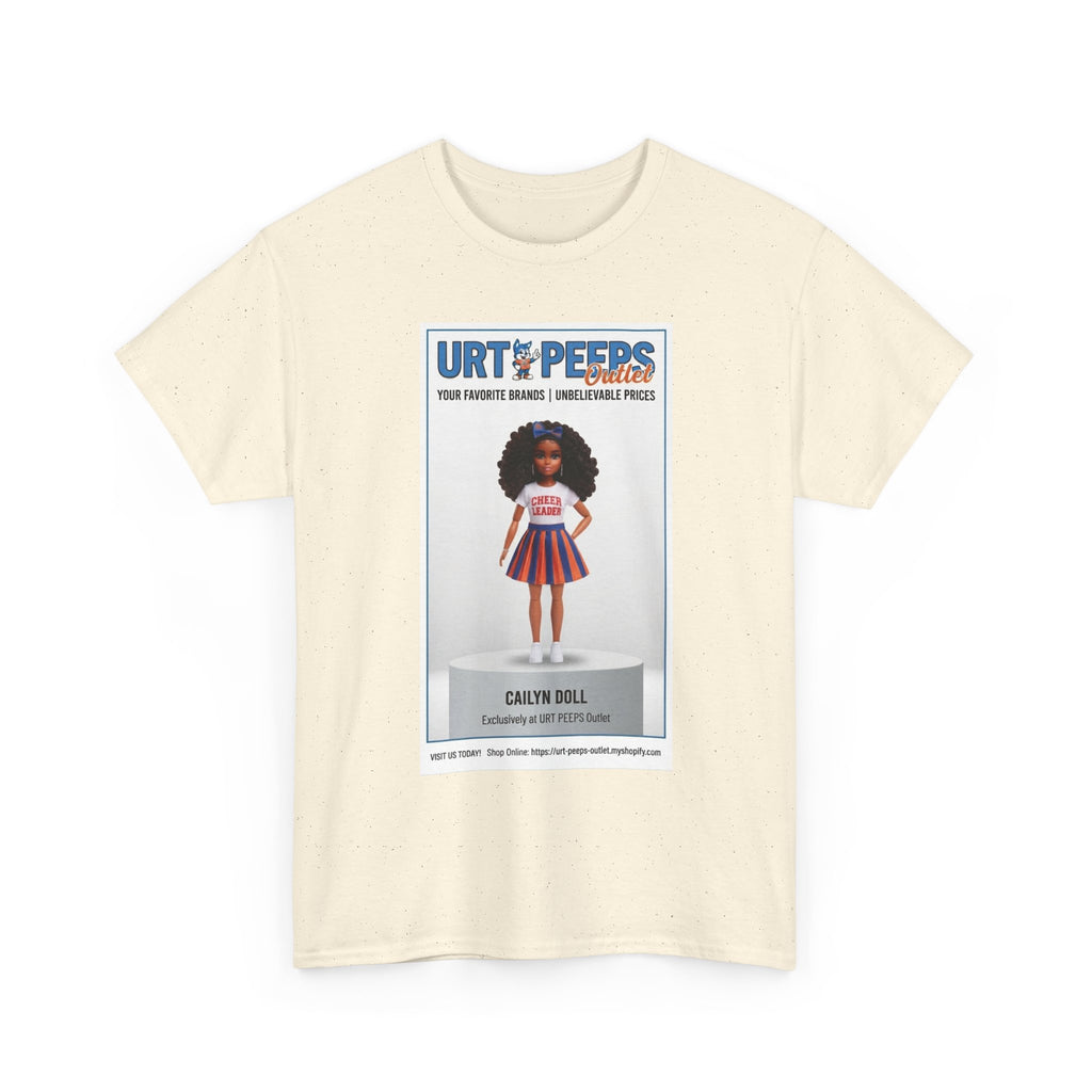 Retro Doll Graphic Tee — 'URT PEEPS' Collectible Poster Design