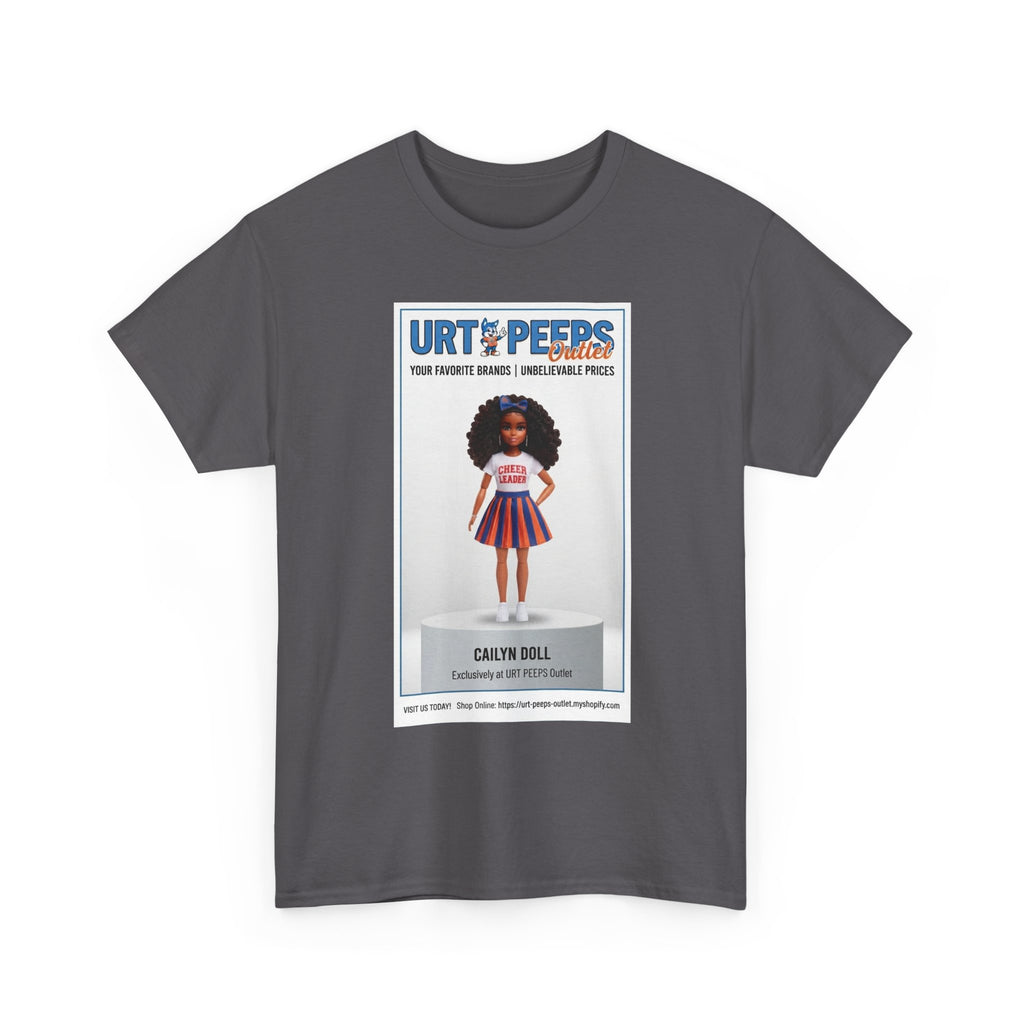 Retro Doll Graphic Tee — 'URT PEEPS' Collectible Poster Design