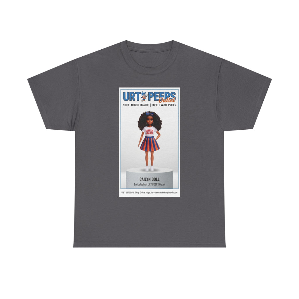 Retro Doll Graphic Tee — 'URT PEEPS' Collectible Poster Design