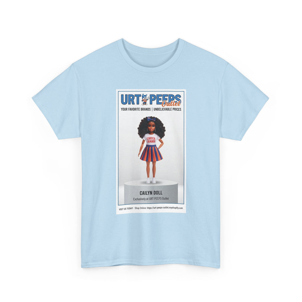 Retro Doll Graphic Tee — 'URT PEEPS' Collectible Poster Design