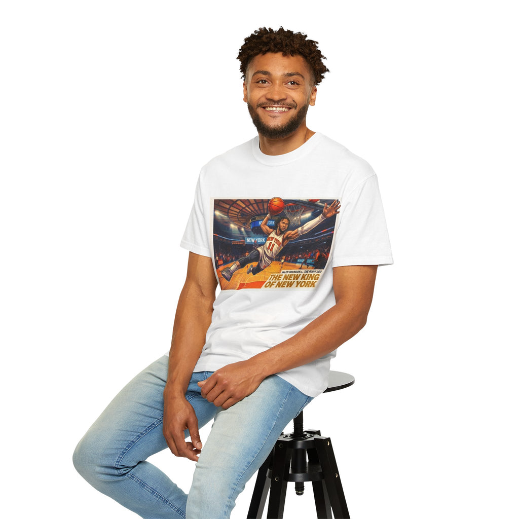 Basketball T-Shirt — Jalen Brunson Knicks Victory T‑Shirt — Celebrating 50 Years of Championship Glory" Graphic Tee