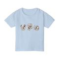 Toddler T-Shirt — Cute Puppy Faces "Is the Joy / Is the Energy / Is the Cuddles"