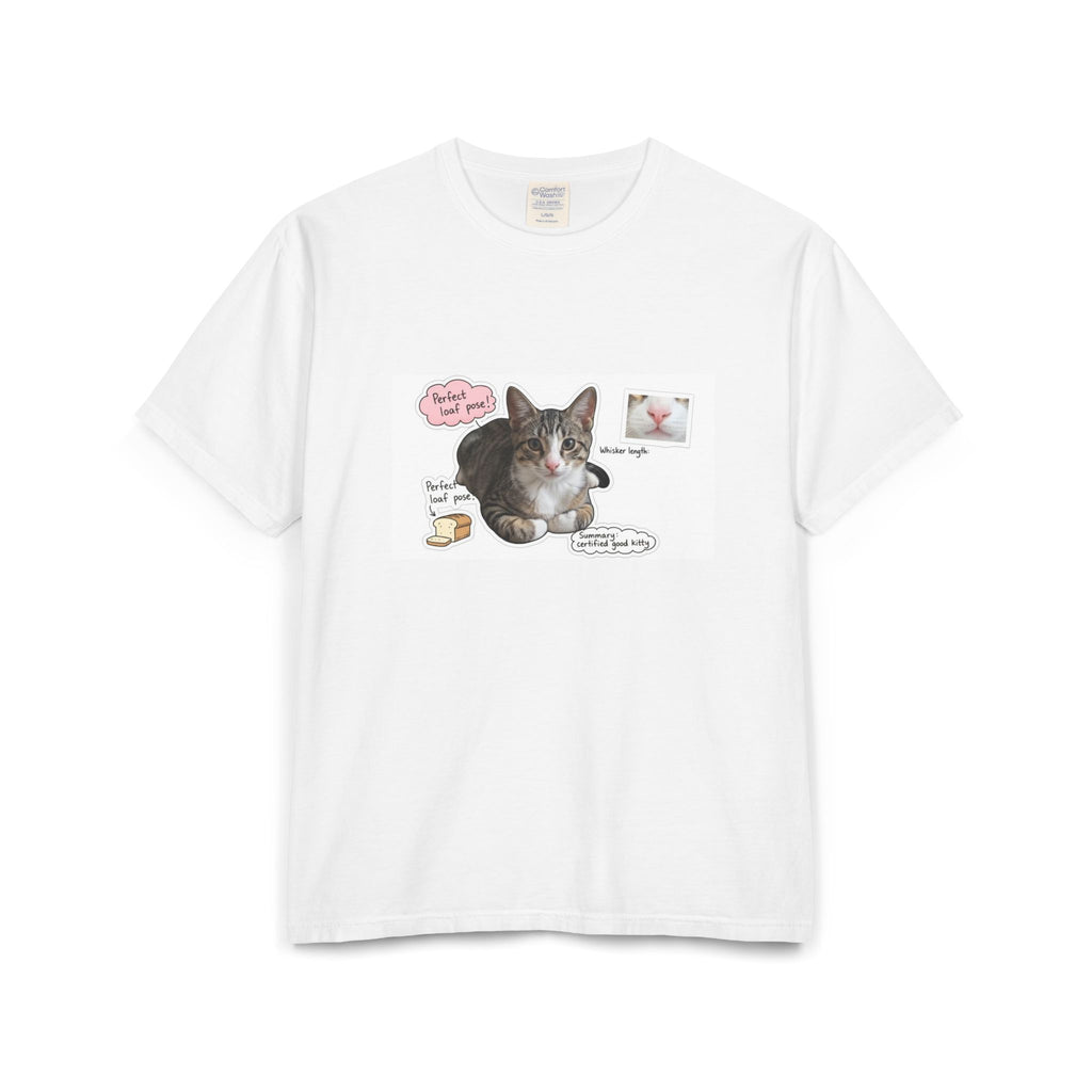 Cute Cat Collage T‑Shirt – 'Don't Touch My Food' Graphic Tee