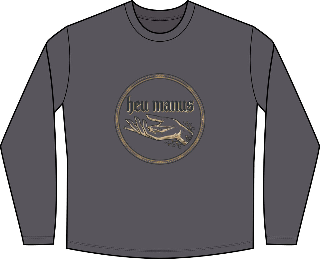 Heu Manus Long Sleeve Tee — Vintage Hand Illustration Women's Shirt