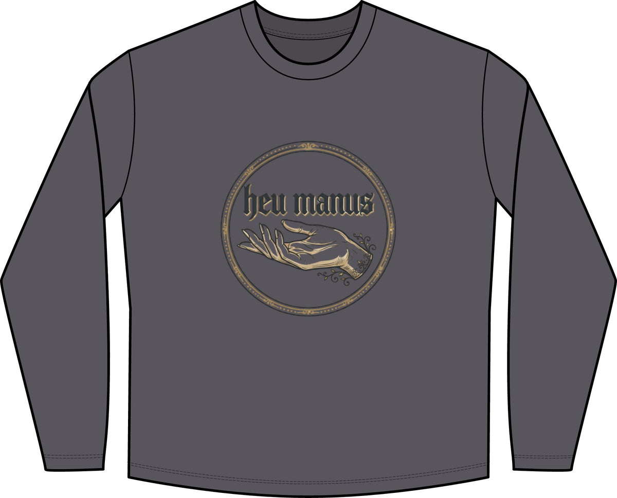 Heu Manus Long Sleeve Tee — Vintage Hand Illustration Women's Shirt