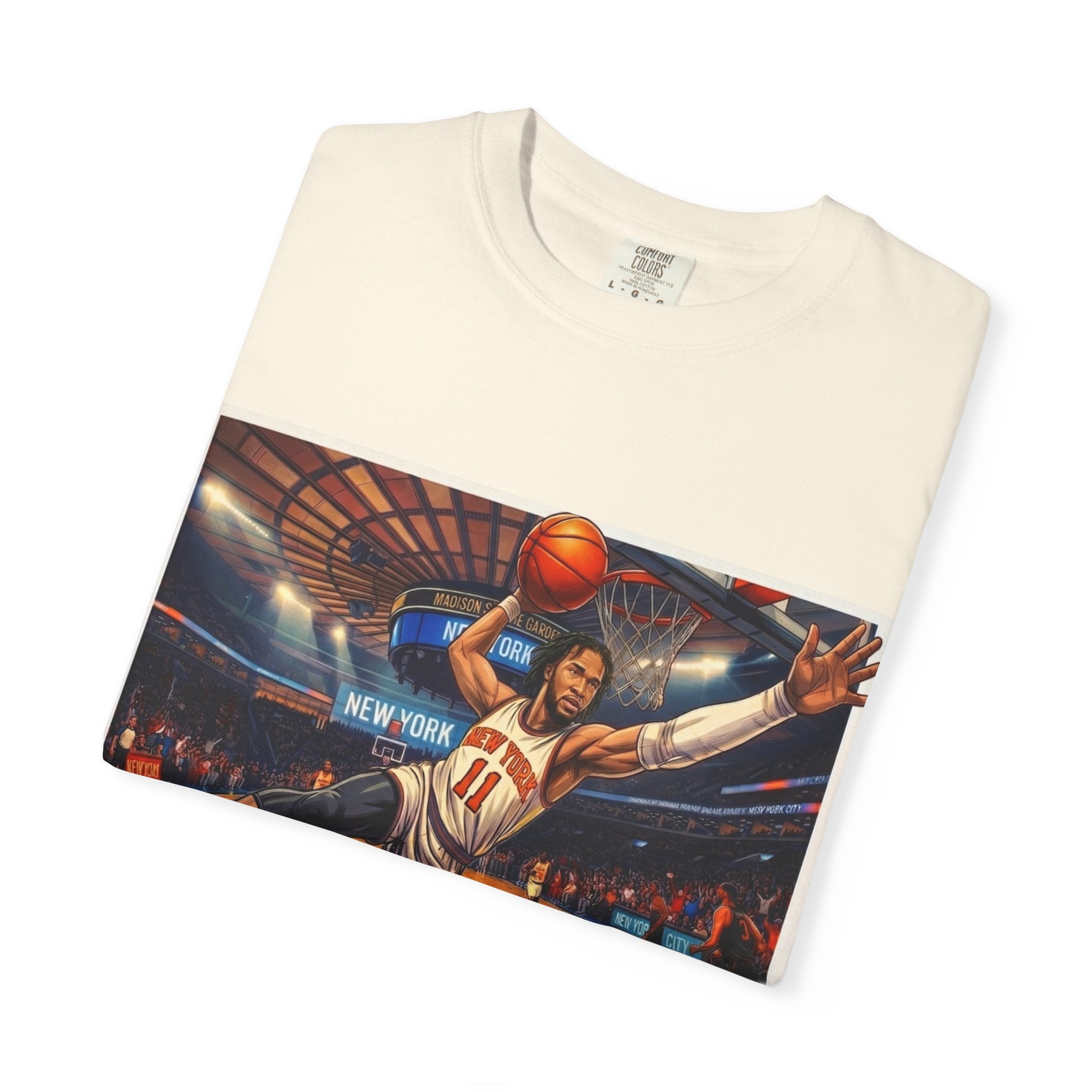 Basketball T-Shirt — Jalen Brunson Knicks Victory T‑Shirt — Celebrating 50 Years of Championship Glory" Graphic Tee