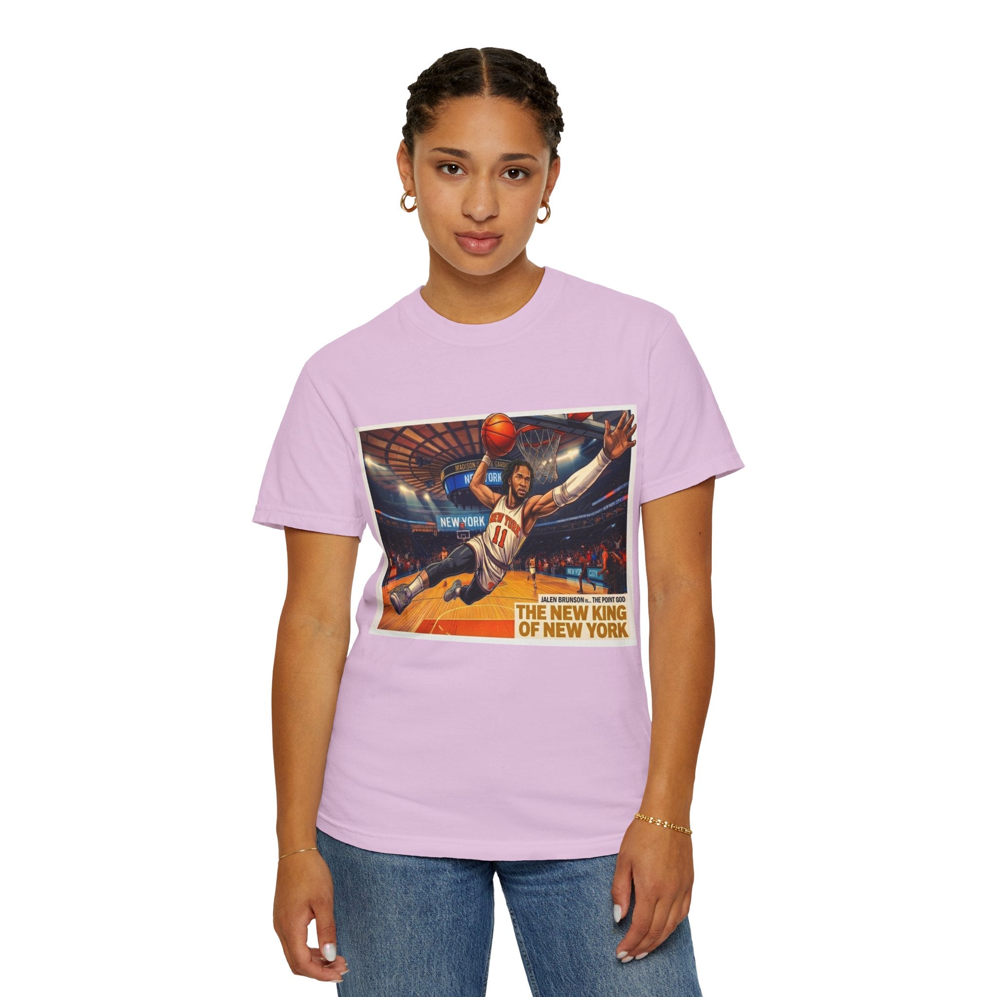 Basketball T-Shirt — Jalen Brunson Knicks Victory T‑Shirt — Celebrating 50 Years of Championship Glory" Graphic Tee