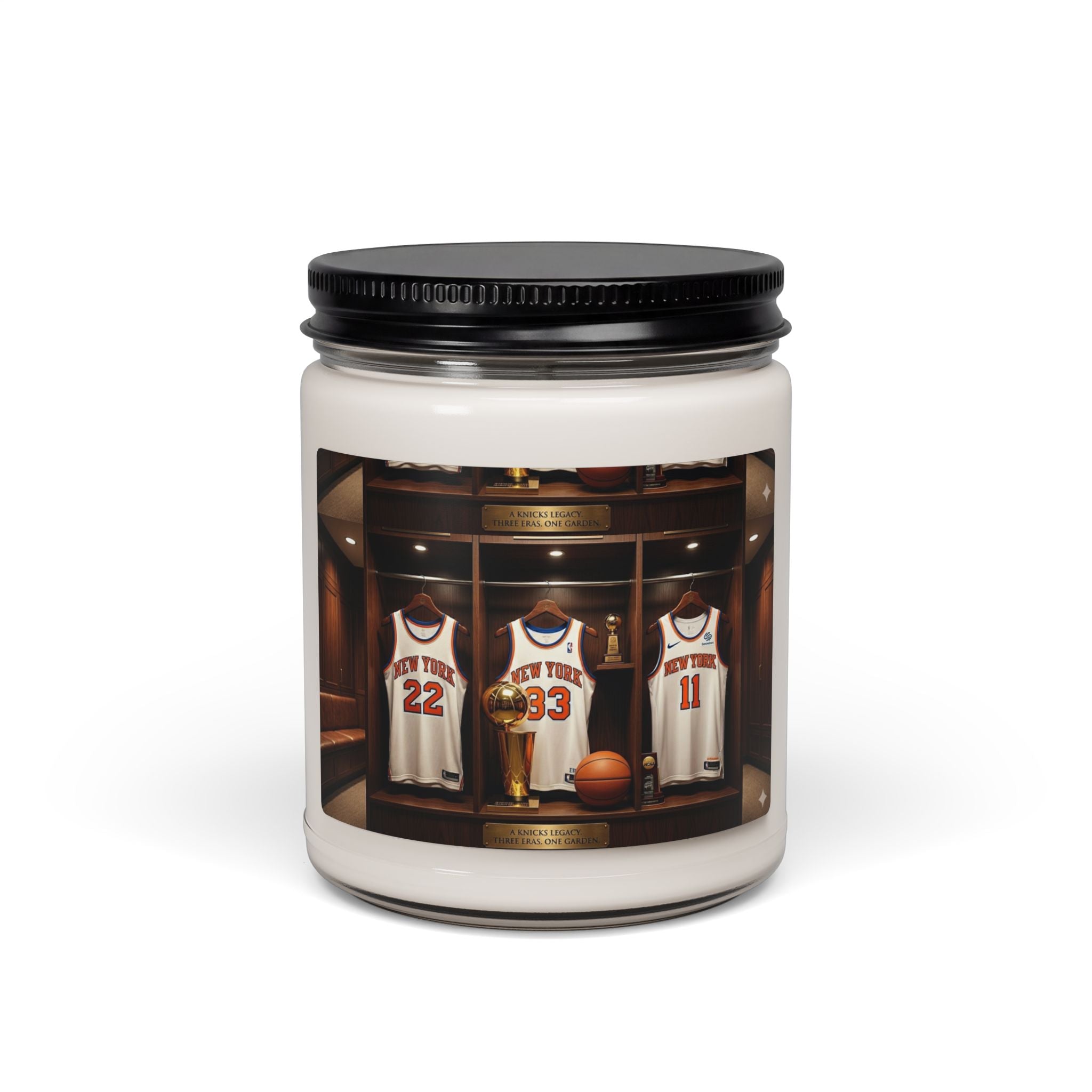 3 Jerseys - City Hoops Club Candle, city basketball varsity | retro block letters