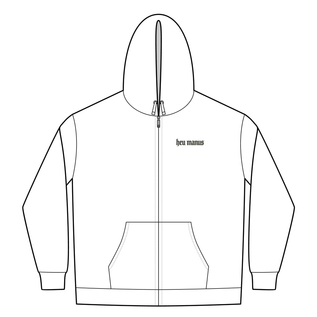 Cultivator 2.0 Full‑Zip Hoodie — Minimal Logo Zip Hooded Sweatshirt