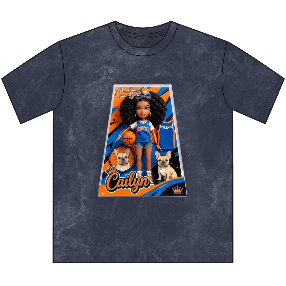 Cute Cailyn Vintage Basketball Doll Tee — Personalized “Cailyn” Crewneck Graphic Shirt
