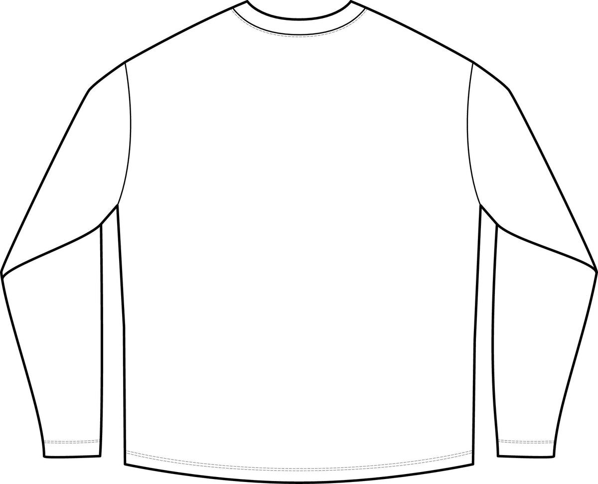 Heu Manus Long Sleeve Tee — Vintage Hand Illustration Women's Shirt