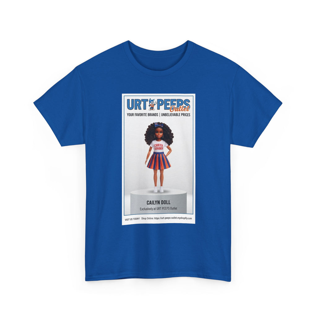 Retro Doll Graphic Tee — 'URT PEEPS' Collectible Poster Design