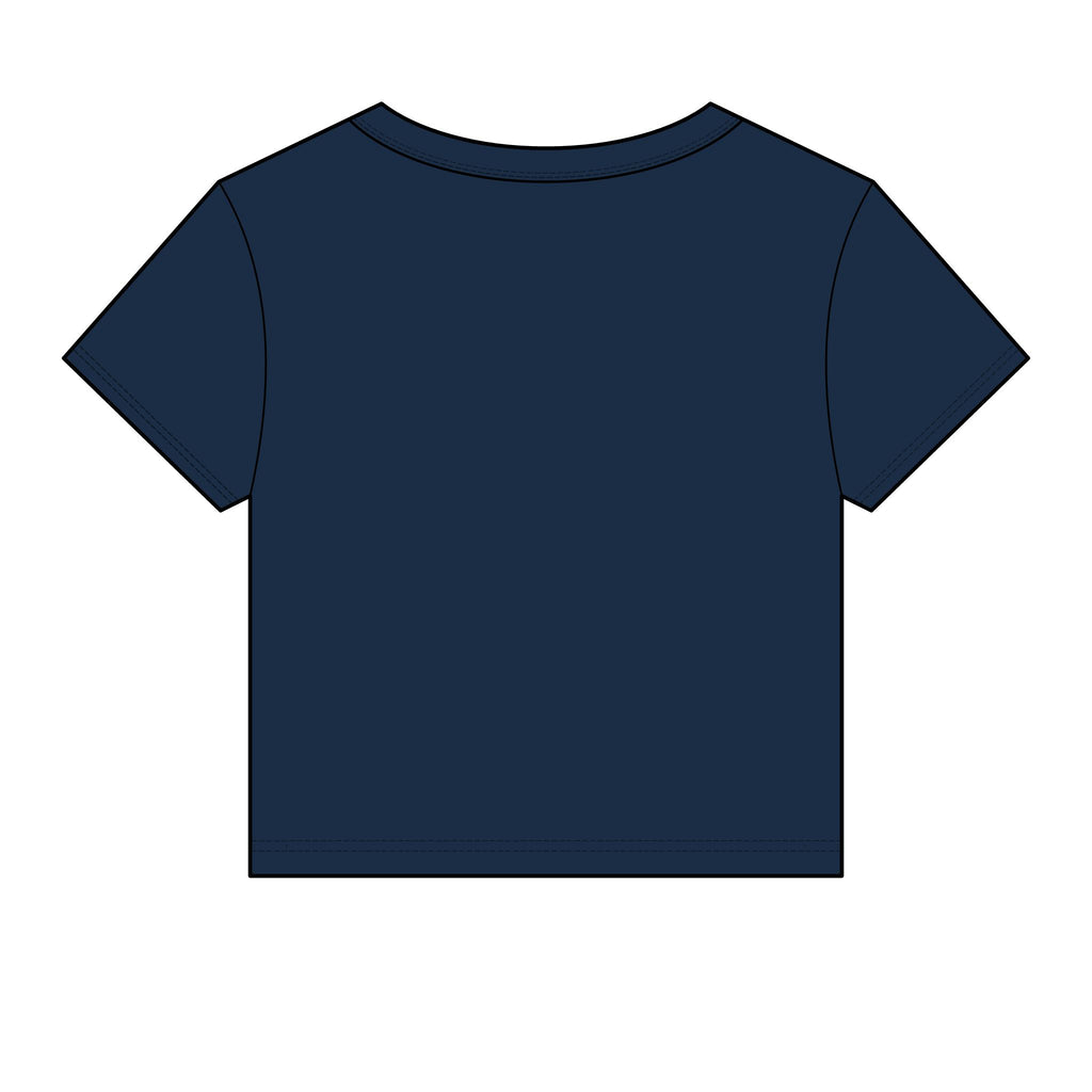 Women's Baby Tee — Cute Claire & French Bulldog Graphic Tee