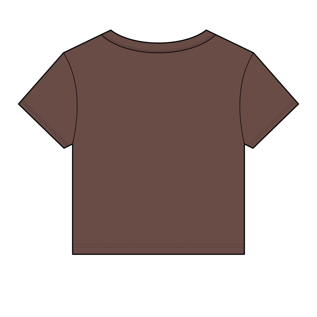 Women's Baby Tee — Cute Claire & French Bulldog Graphic Tee