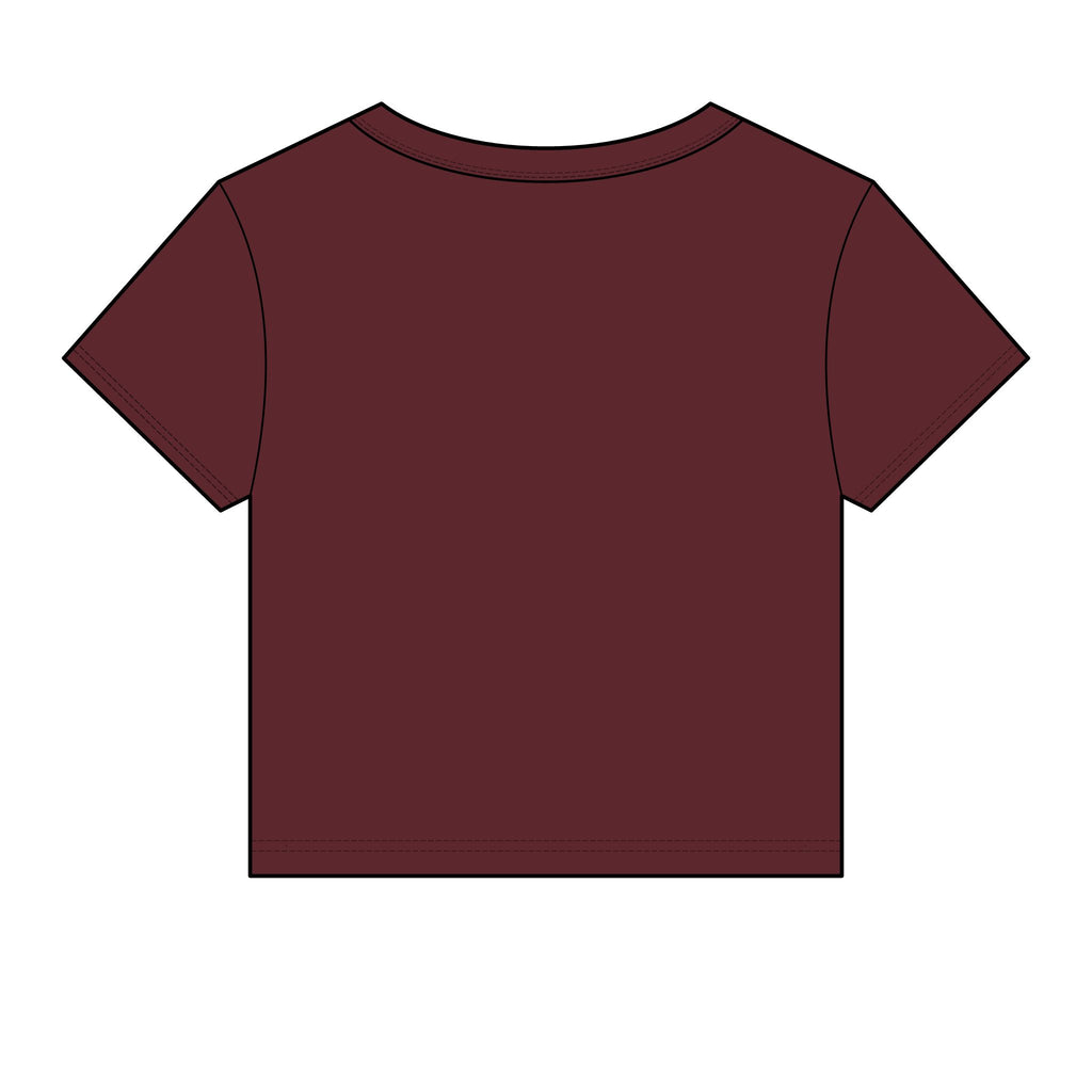 Women's Baby Tee — Cute Claire & French Bulldog Graphic Tee