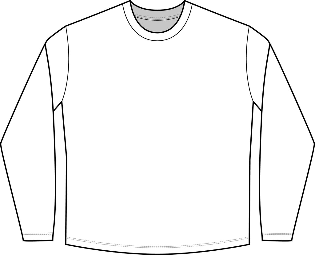 Heu Manus Long Sleeve Tee — Vintage Hand Illustration Women's Shirt