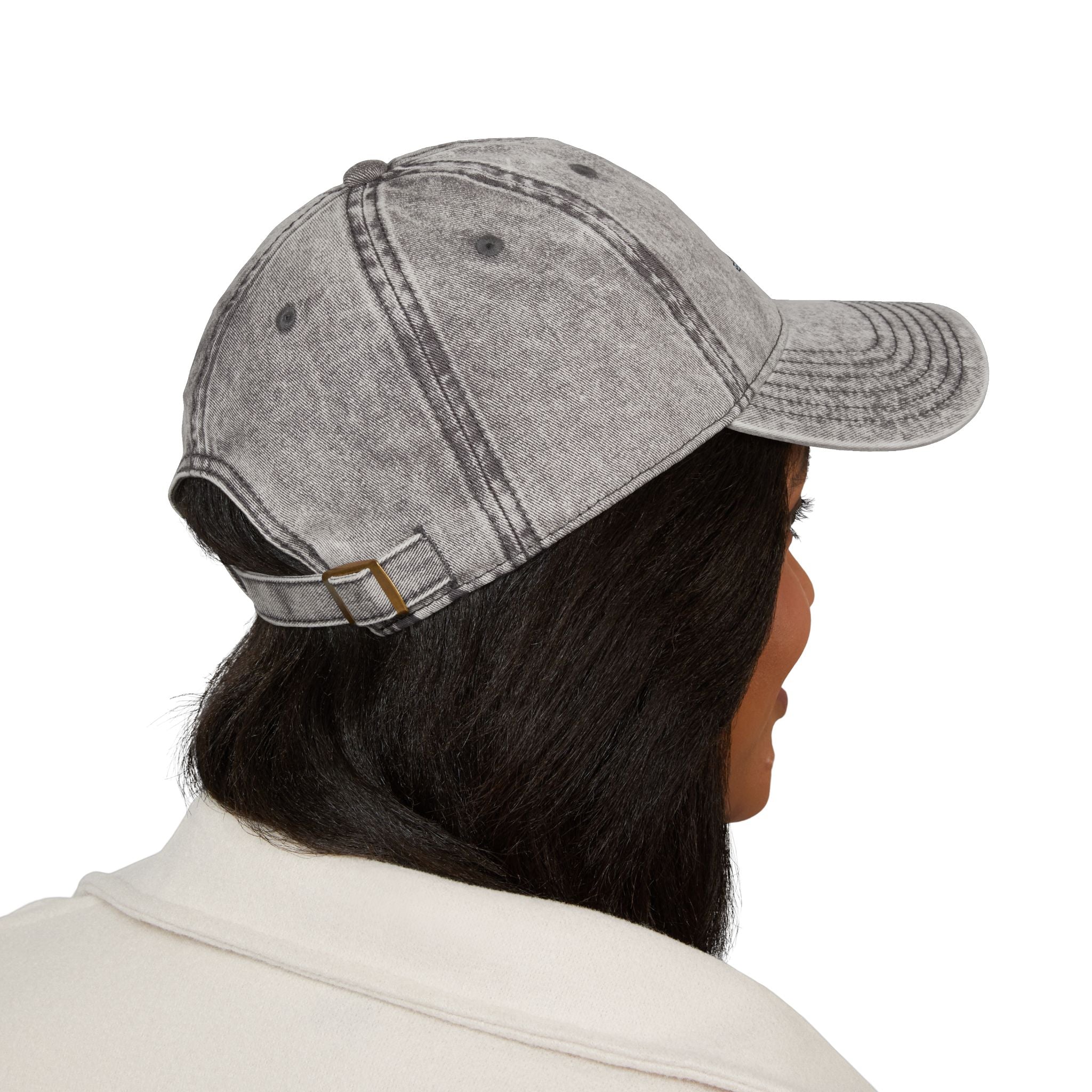 Vintage Embroidered Cap with Glitter Frenchie Patch