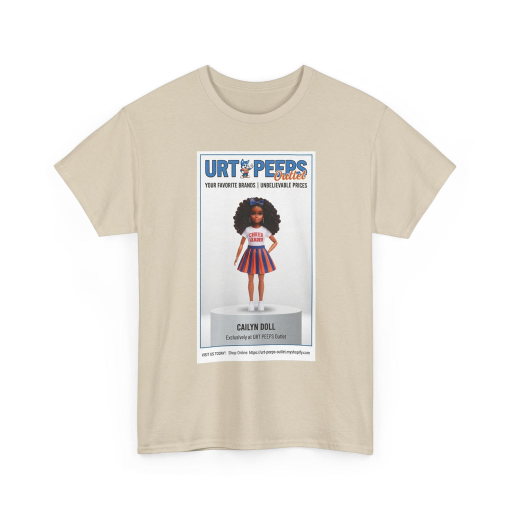 Retro Doll Graphic Tee — 'URT PEEPS' Collectible Poster Design