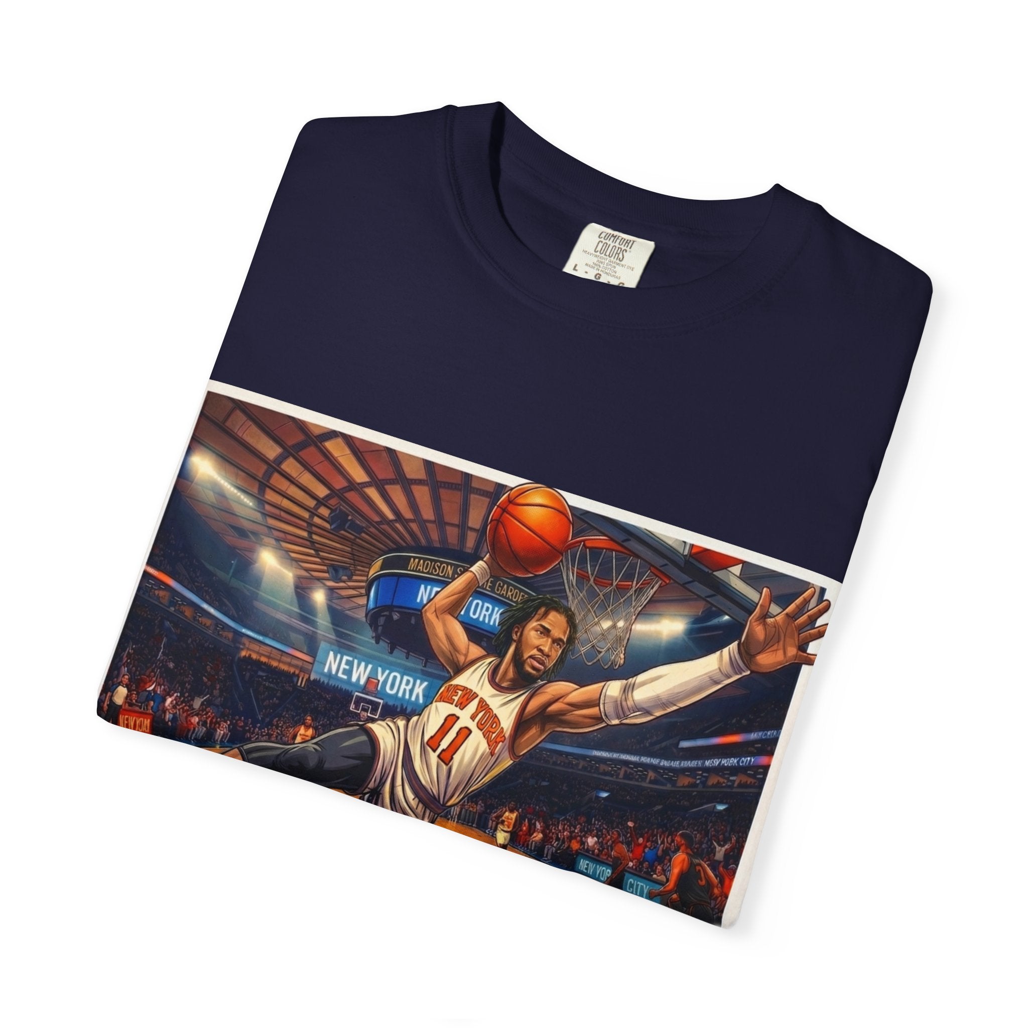 Basketball T-Shirt — Jalen Brunson Knicks Victory T‑Shirt — Celebrating 50 Years of Championship Glory" Graphic Tee