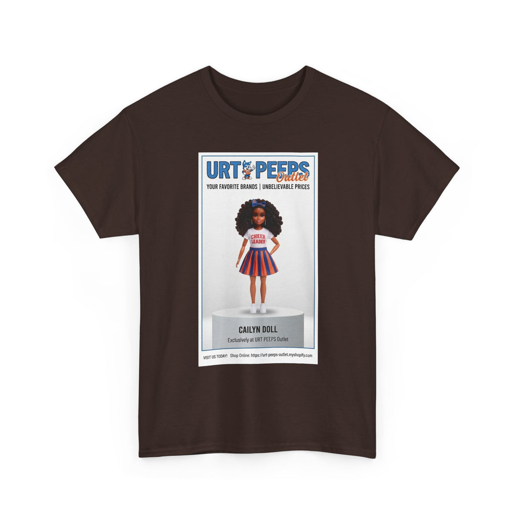 Retro Doll Graphic Tee — 'URT PEEPS' Collectible Poster Design