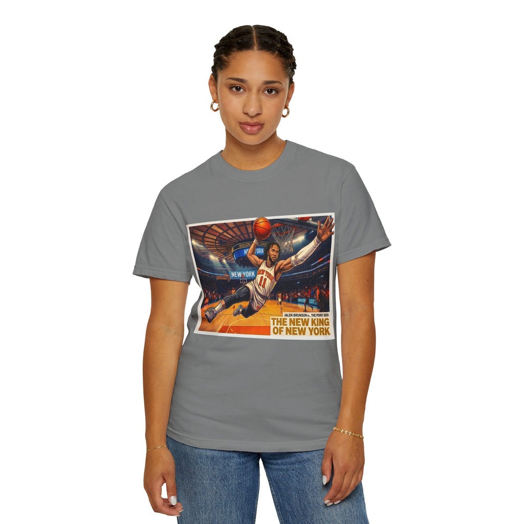 Basketball T-Shirt — Jalen Brunson Knicks Victory T‑Shirt — Celebrating 50 Years of Championship Glory" Graphic Tee