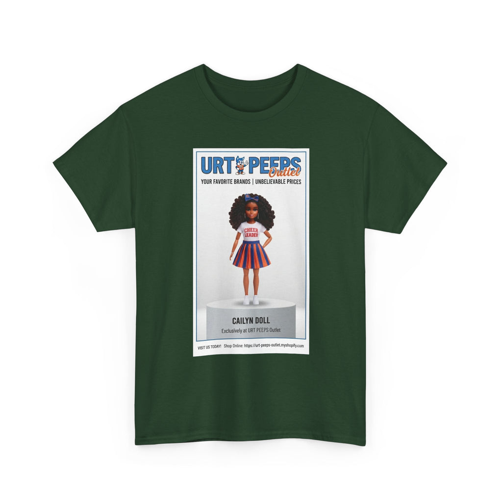 Retro Doll Graphic Tee — 'URT PEEPS' Collectible Poster Design