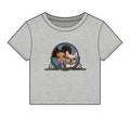 Women's Baby Tee — Cute Claire & French Bulldog Graphic Tee