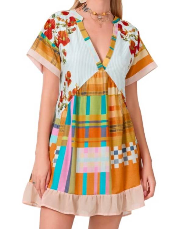 Home Town Inn This Together Erin Napier Printed Dress