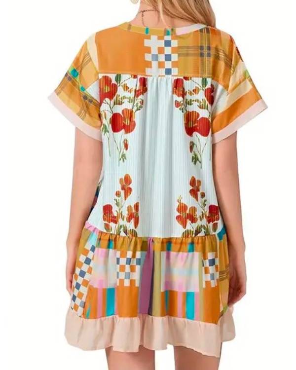 Home Town Inn This Together Erin Napier Printed Dress