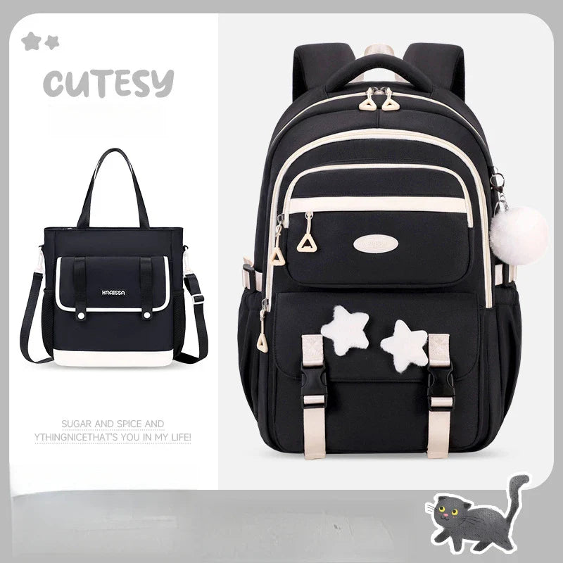 Kawaii Pastel Cutesy Backpack Set
