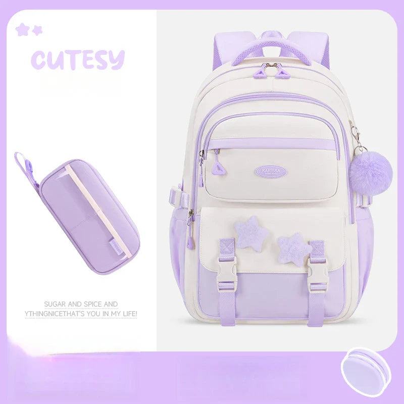 Kawaii Pastel Cutesy Backpack Set