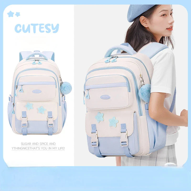 Kawaii Pastel Cutesy Backpack Set