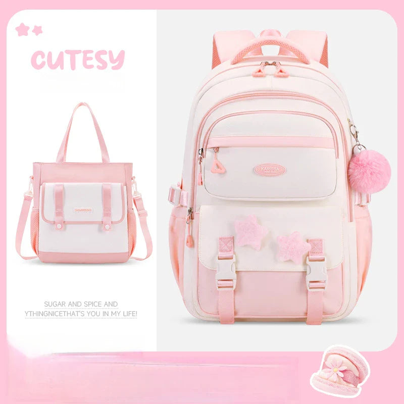 Kawaii Pastel Cutesy Backpack Set